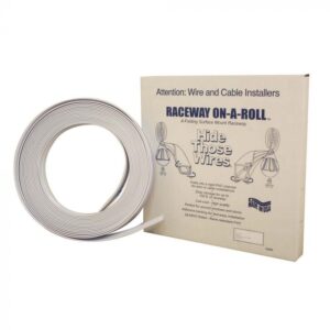 3/8" Raceway-on-a-Roll 50 Ft White FWF-38511 (Low Profile)