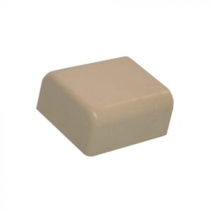 1/2" WireHider End Caps 12 pcs- Beige FEC-71424