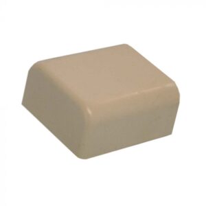 1-1/2" WireHider End Caps 12 pcs - Beige FEC-73424