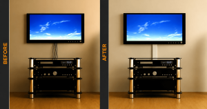 Flat-Screen TV Cable Covers